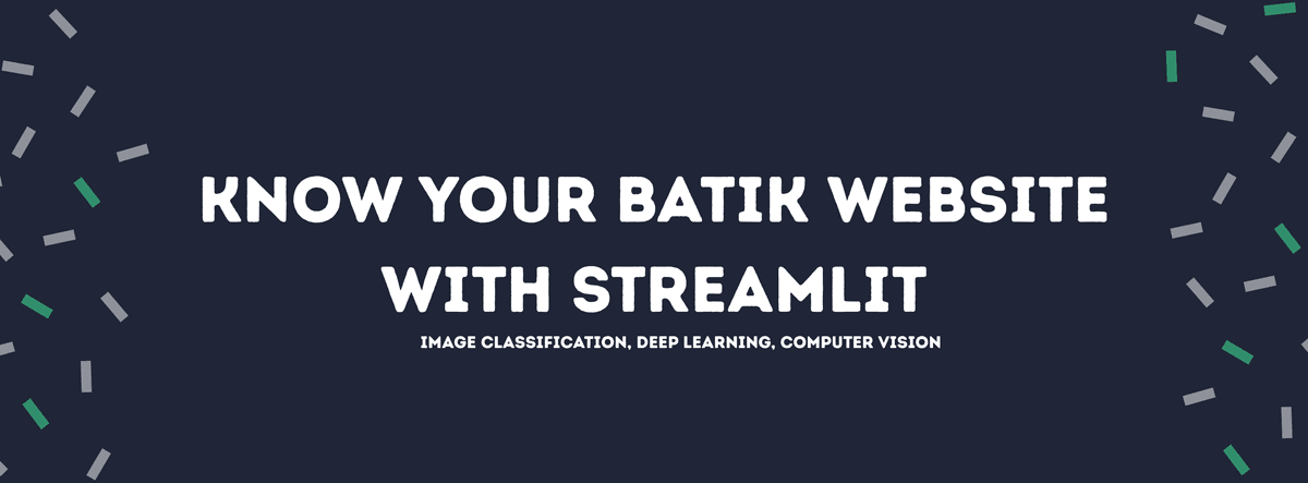 Know Your Batik Website with Streamlit
