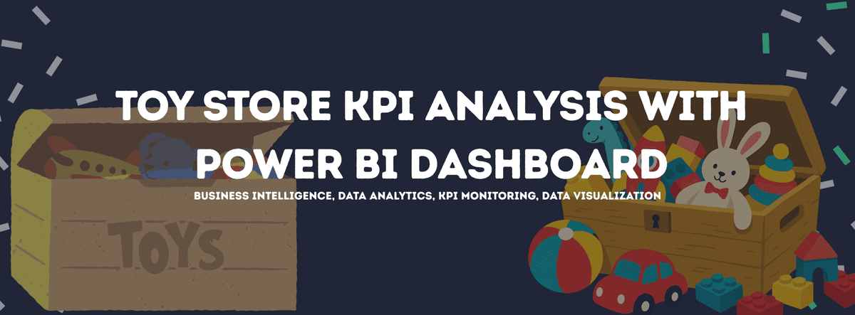 Toy Store KPI Analysis with Power BI Dashboard